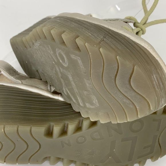 Fly London Womens Wedged Sandals Sz 37 - Picture 9 of 10